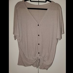 Short sleeve sweater
